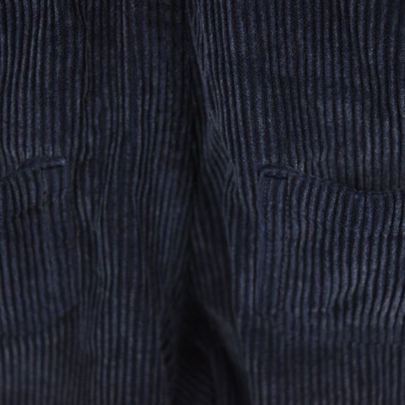 Navy corduroy overalls with football patch - Picture 7 of 9